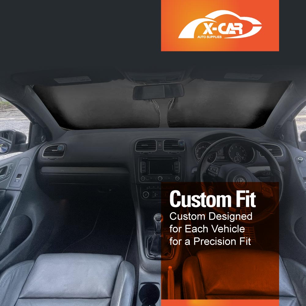 WindScreen Sun Shade for Volkswagen Golf Hatch MK5 MK6 2005-2012 Blocks UV Rays Foldable Custom Wind Screen Sun Visor Protector
