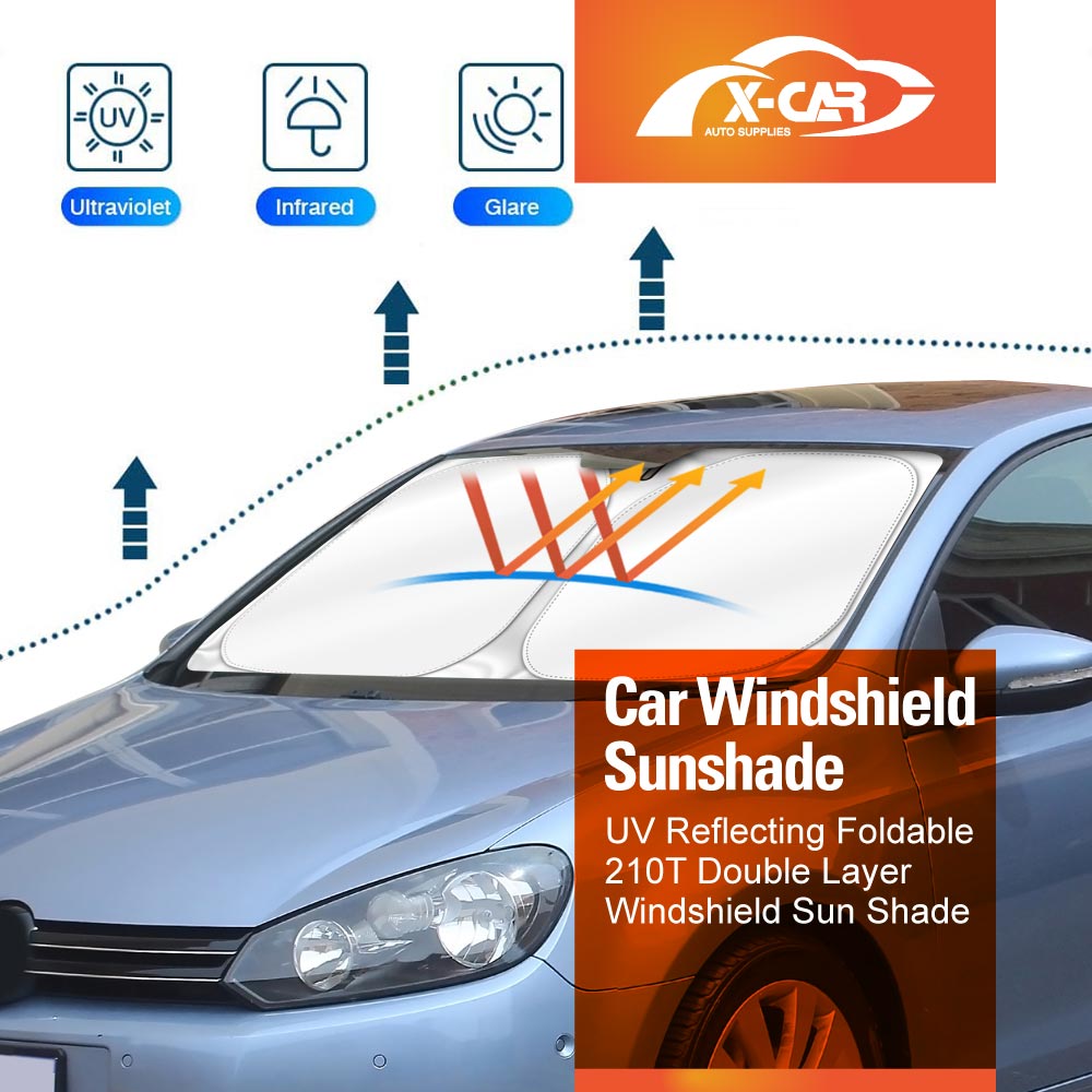 WindScreen Sun Shade for Volkswagen Golf Hatch MK5 MK6 2005-2012 Blocks UV Rays Foldable Custom Wind Screen Sun Visor Protector