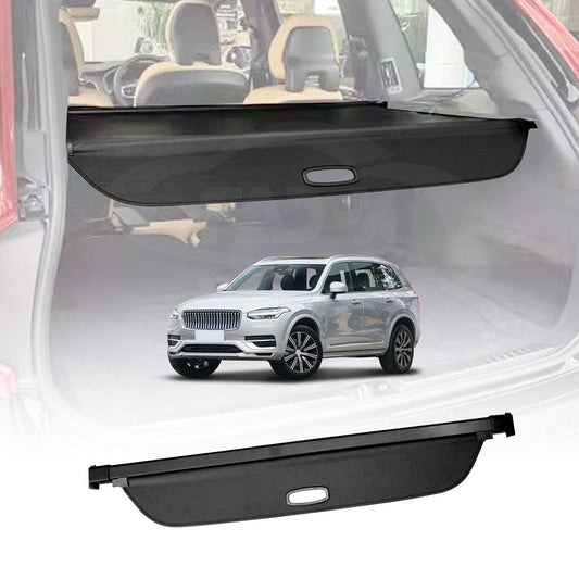Retractable Cargo Cover for Volvo XC90 2015-2025 Rear Rack Partition Shelter Canvas Trunk Luggage Security Shield Shade