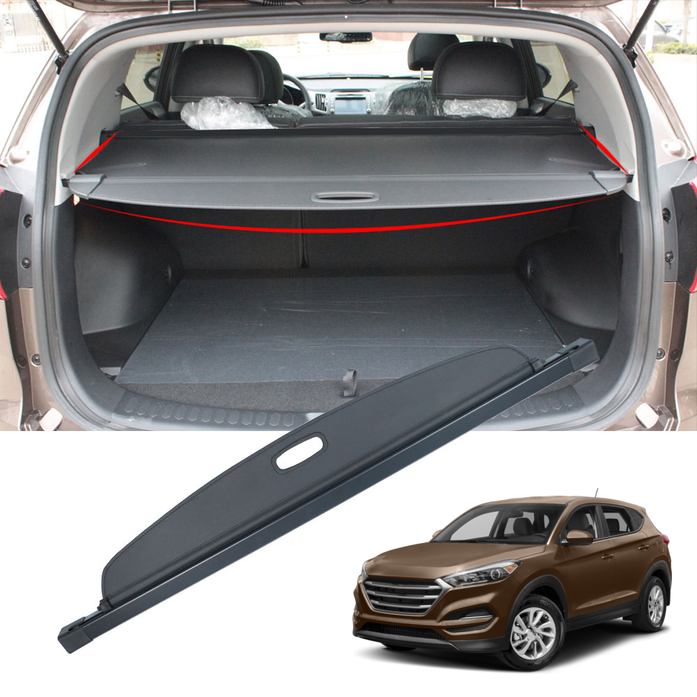 Retractable Car Trunk Shade Rear Cargo Security Shield Luggage Cover for Hyundai Tucson 2015 2016 2017 2018 2019 2020 2021