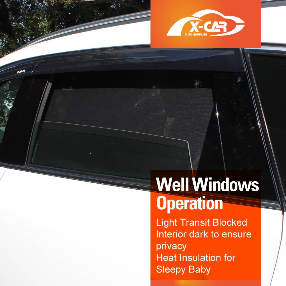 Port Rear Window Sun Shade for Mazda CX-9 CX9 2016-2025 Car Sun Blind Mesh