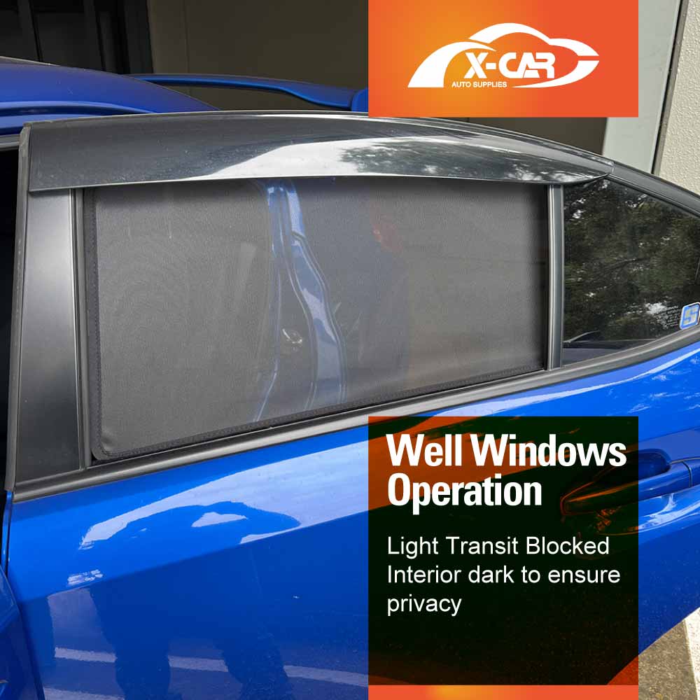 Rear Window Sun Shade for Subaru WRX Sedan 2014-2021 Car Sun Blind Mesh