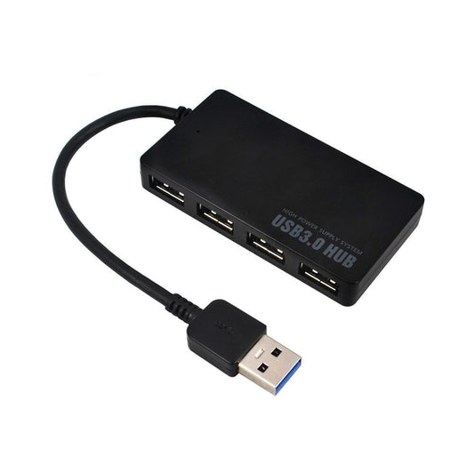 Multi USB 3.0 Hub 4 Port High Speed 5 Gbps Slim Compact Expansion Smart Splitter
