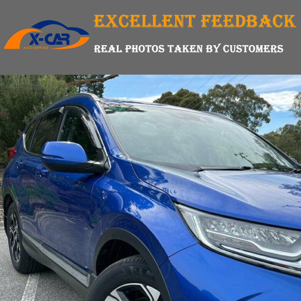 Weathershields for Honda CR-V CRV 2017-2023 Car Weather Shields Wind Deflectors Window Sun Visor 4-Piece Set