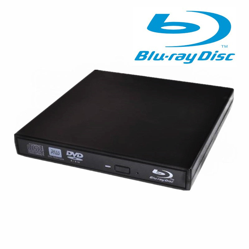 USB External Portable Blu-Ray Burner ReWriter Player Reader Drive for Win 10/8/7/XP,Mac OS,Linus Laptop Desktop