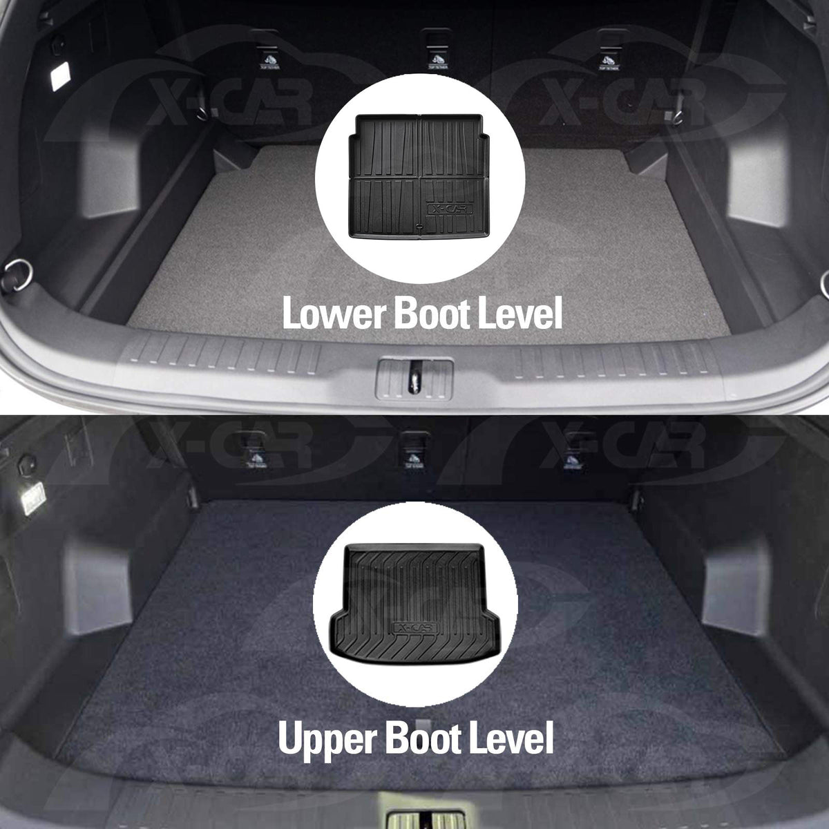 Boot Liner for Jaecoo J7 Lower Boot Level 2024-Onwards All Weather Heavy Duty Cargo Trunk Cover Mat Luggage Tray Car Accessories