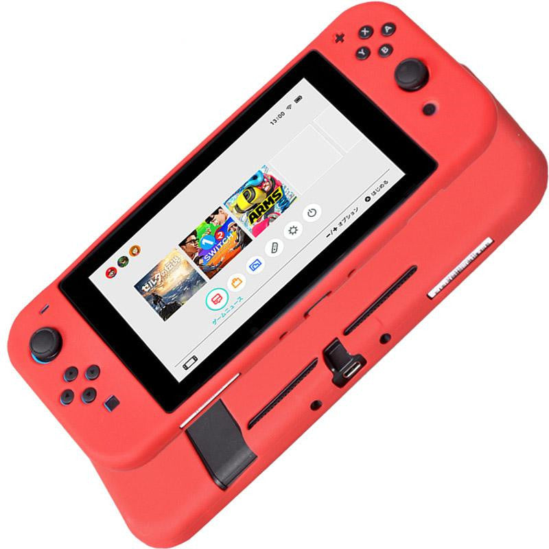 Red Silicone Cover Rubber Cases Skin Sleeve Protective for Nintendo Switch Joy-Con Controller